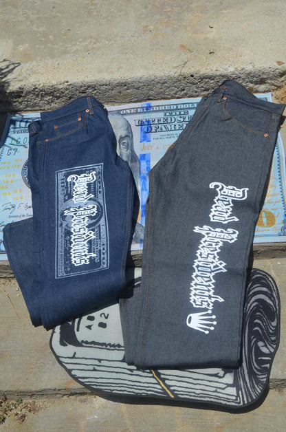 Dead Presidents 501 Levi Jeans Navy